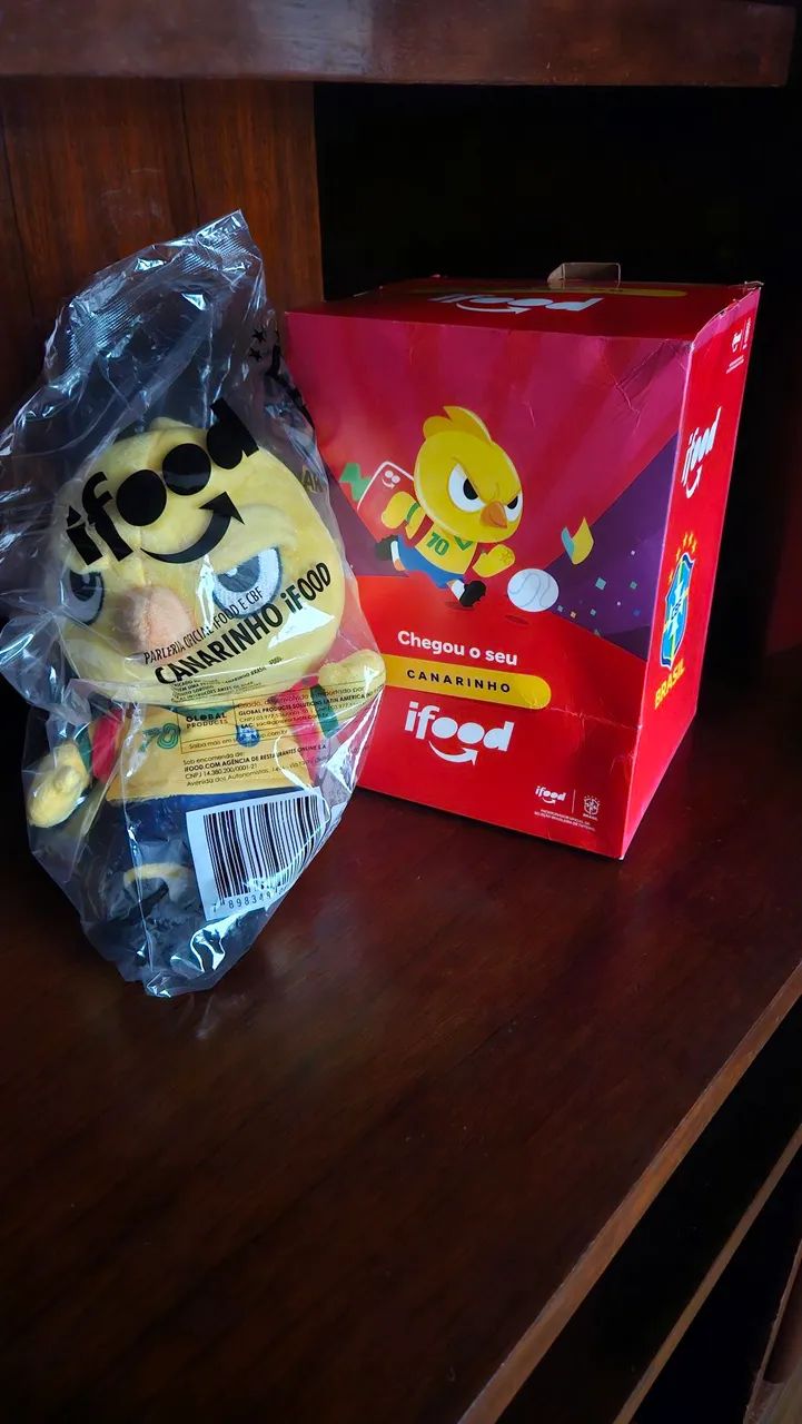 Canarinho Copa 70 ifood com card LACRADO - Foto 2