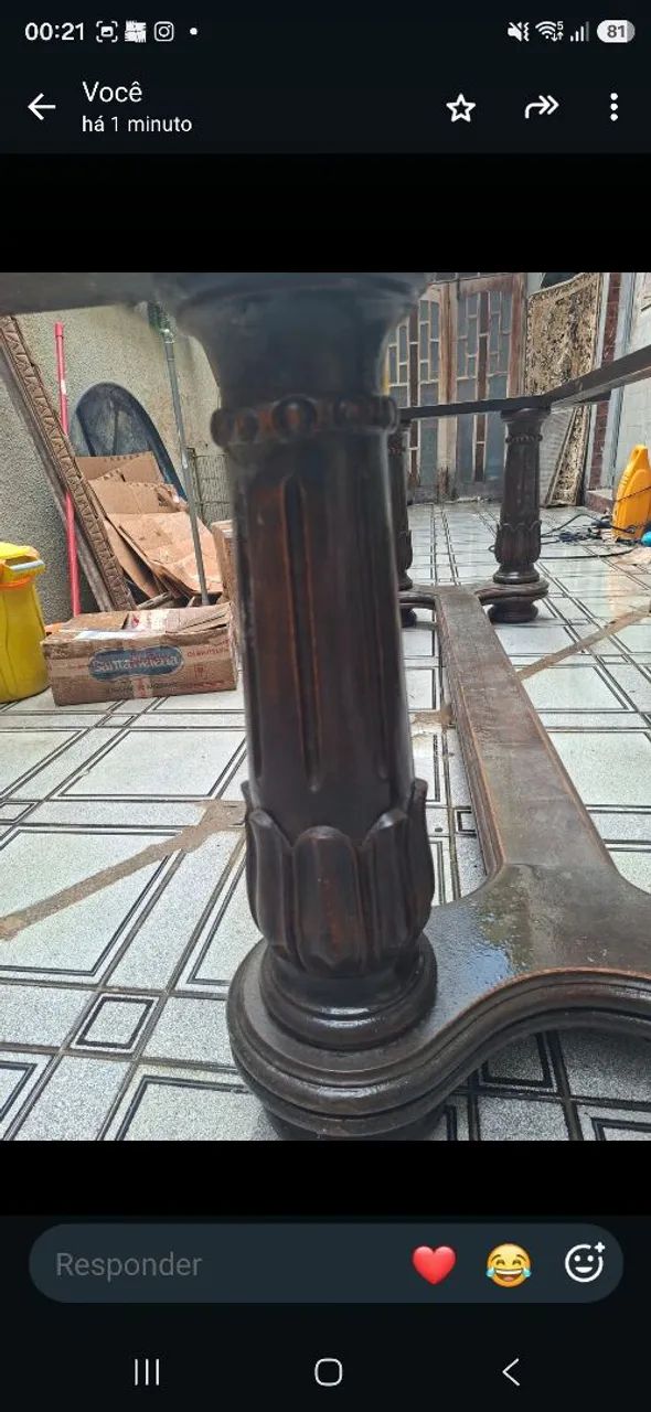 Vendo mesa da base para apoiar o tampo - Foto 2