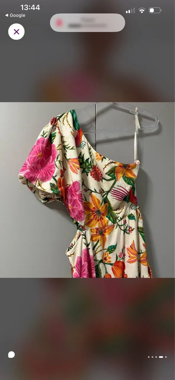 Vestido farm paraíso dos abacaxis  - Foto 4