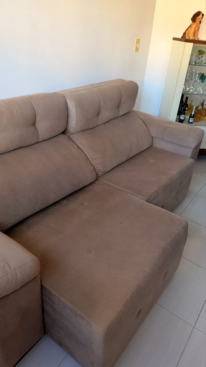 Vendo sofá retrátil semi novo - Foto 4
