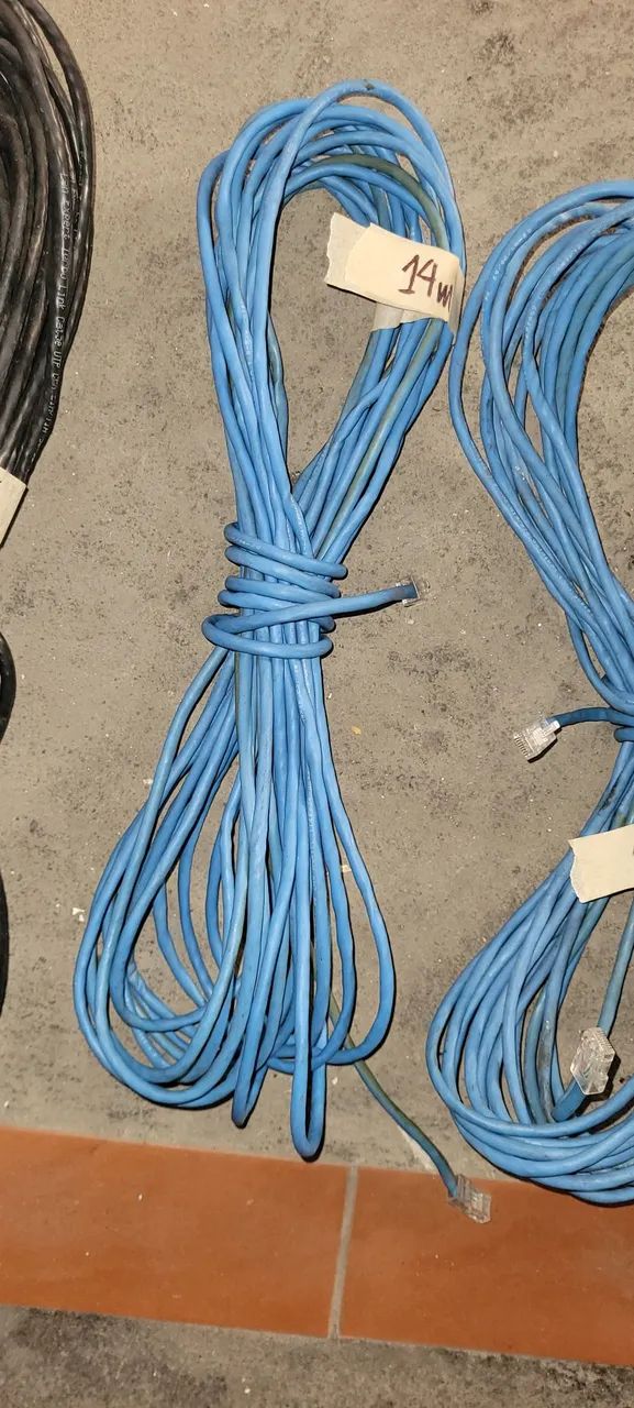 CABOS DE REDE PARA INTERNET CAT5E CRIMPADOS  - Foto 2