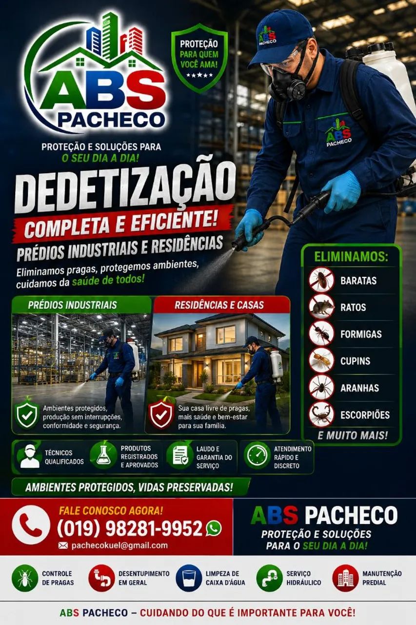 ABS PACHECO dedetizadora 