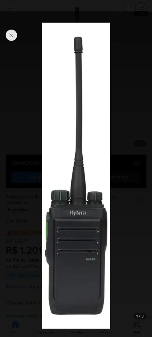 Rádio hytera pd 406 - Foto 4