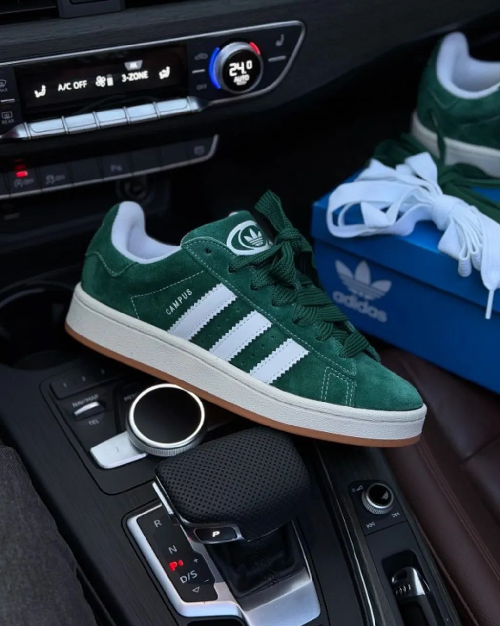  **Adidas Campus Verde com Branco | Drip Shop - Foto 4