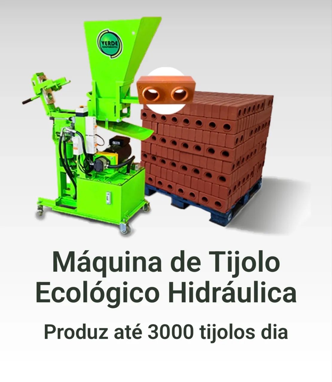 Maquinário Tijolos Ecológicos - Foto 3
