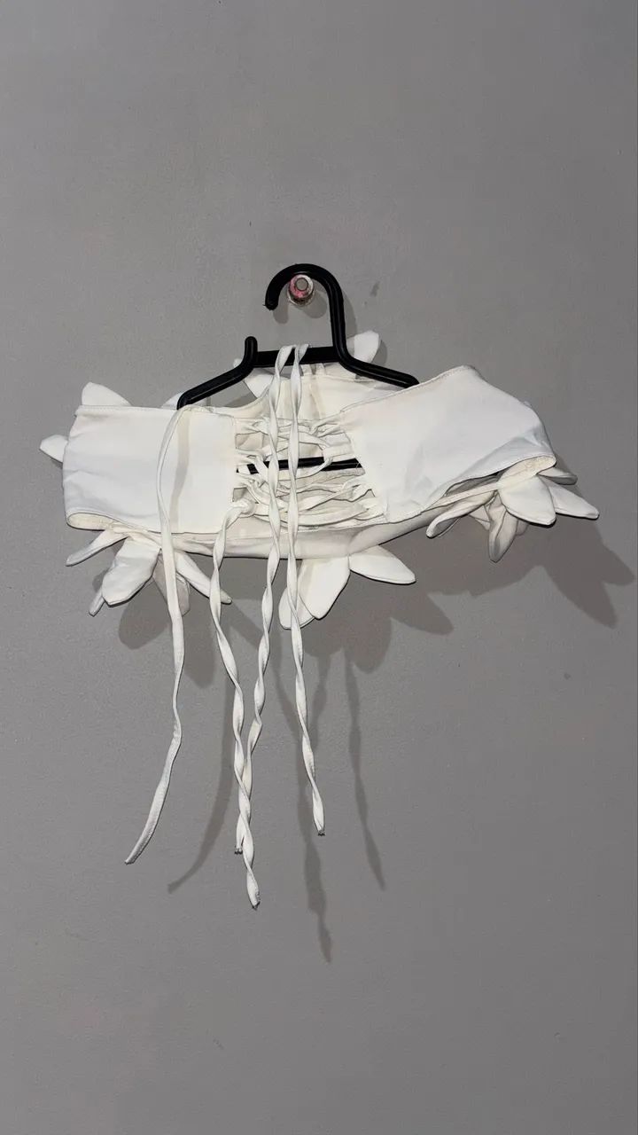 Conjunto branco tamanho P - Foto 4
