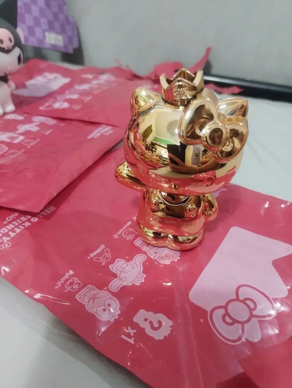 Hello Kitty Dourada do Burger King - BK - Foto 4