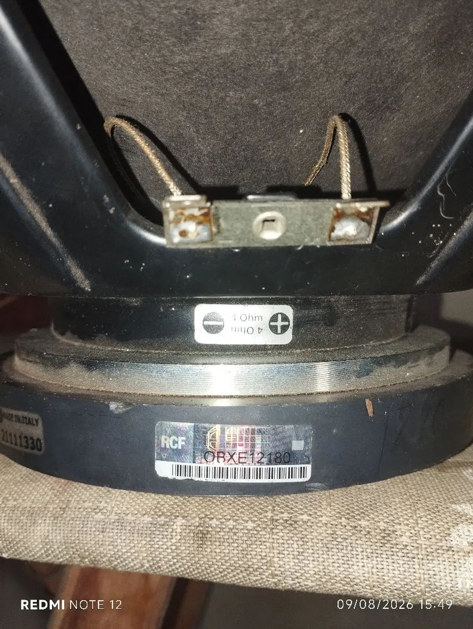 Auto Falante RCf 12 polegadas 4 ohms - Foto 2