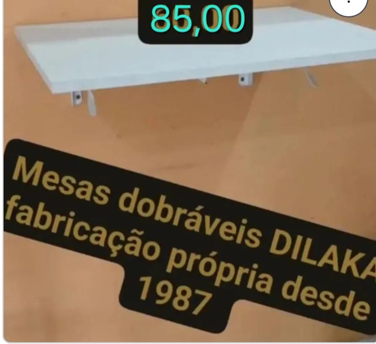 Mesas dobráveis DILAKA planejados 