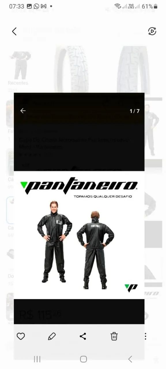Capas de chuvas Pantoneiro  - Foto 5