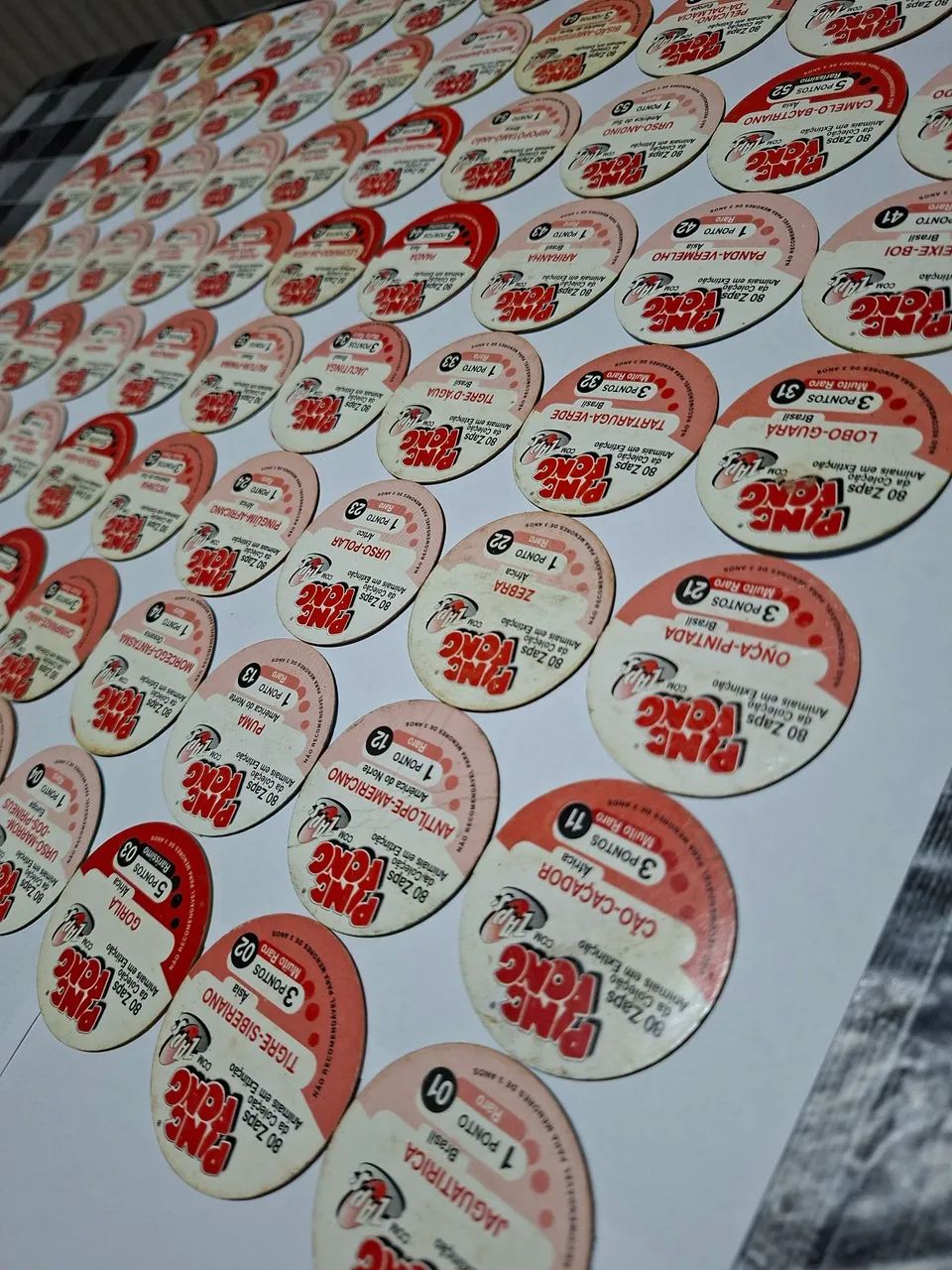 Coleção completa tazos animais em extinção  - Foto 4