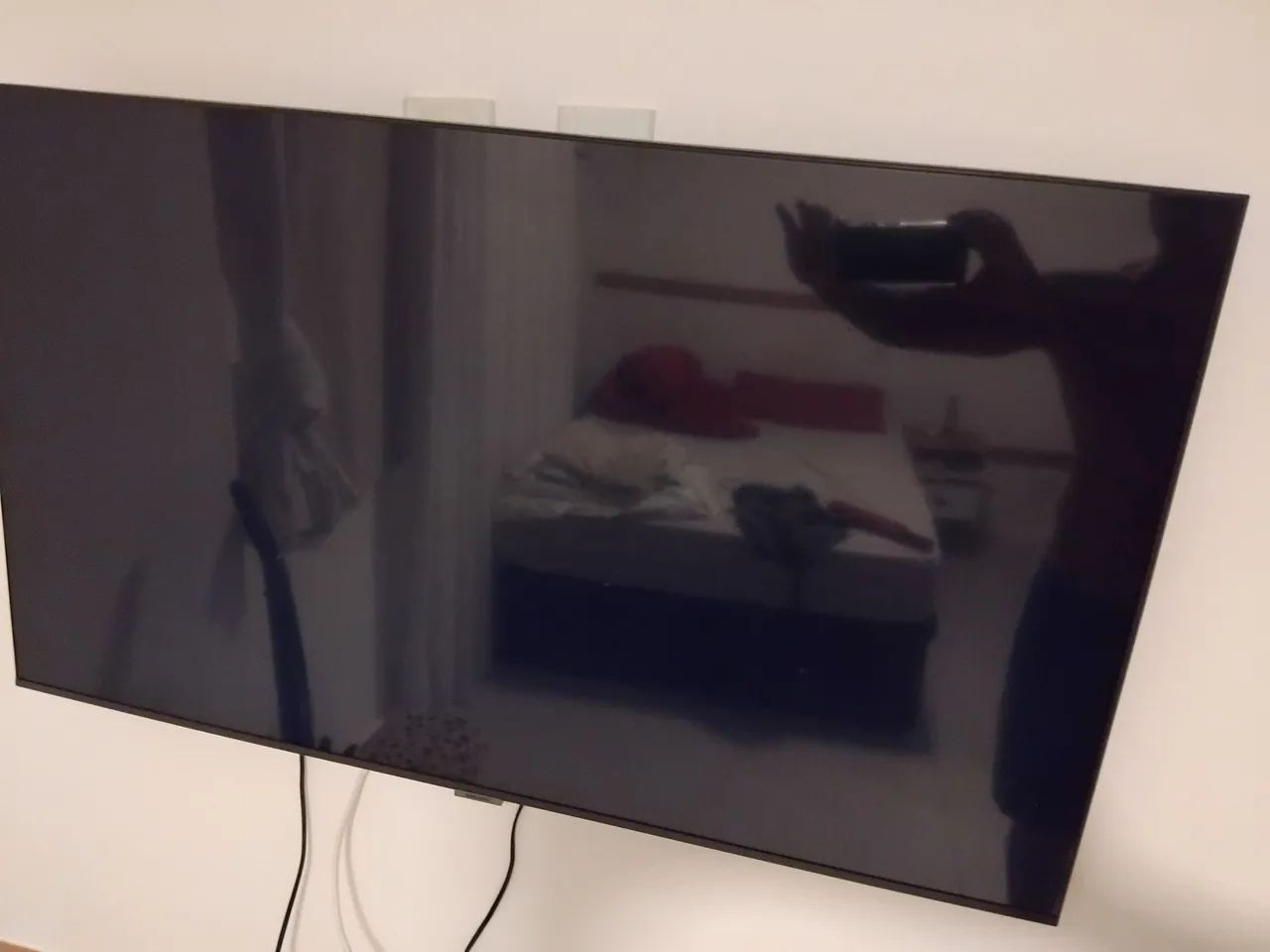 TV SAMSUNG 43 SMART,  COM DEFEITO 