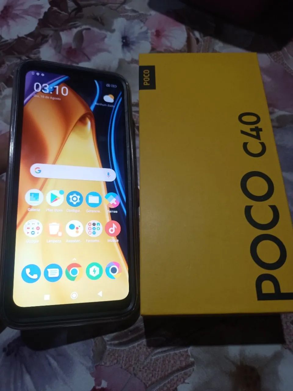 POCO C40 64GB MEMÓRIA 