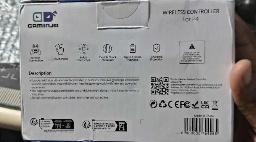 Controle Sem Fio Bluetooth Para PS3/PS4/PC - Foto 3