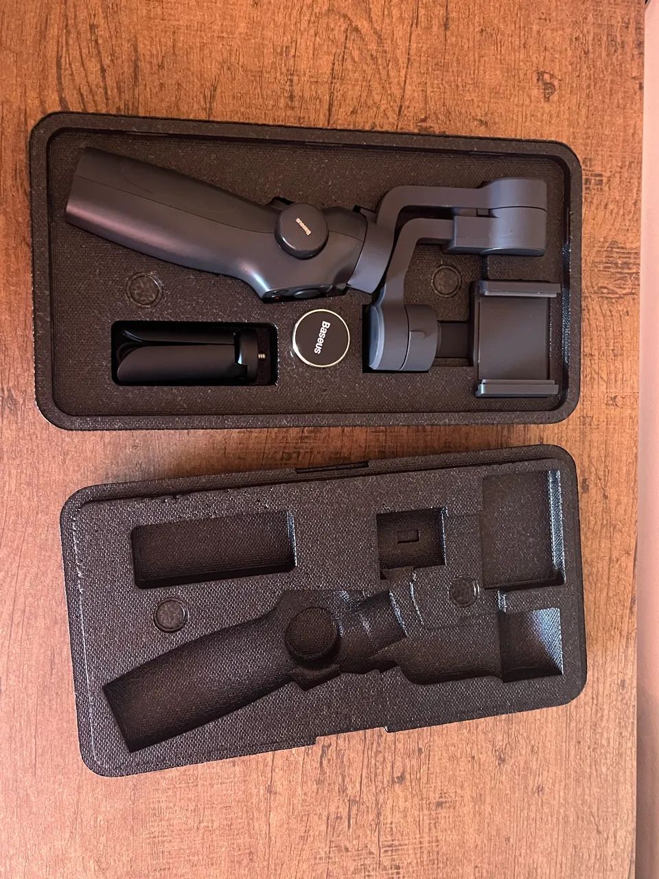 Baseus-estabilizador Portátil Com 3 Eixos Sem Fio, Bluetooth Cor Black - Foto 2