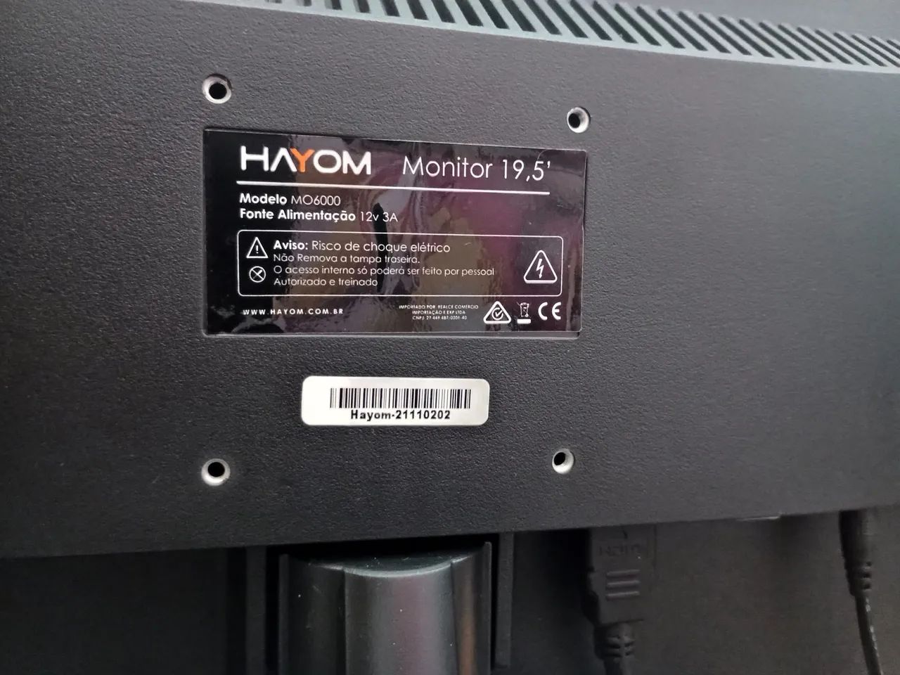 Monitor Hayom 19 polegadas, 75hz, 1600x900p. - Foto 4