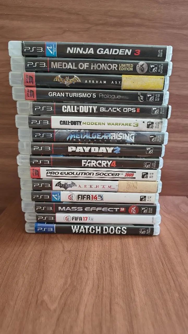 Lote de jogos ps3 