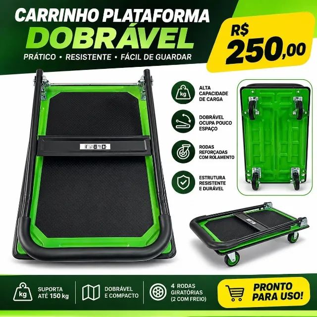 Carrinho Plataforma 