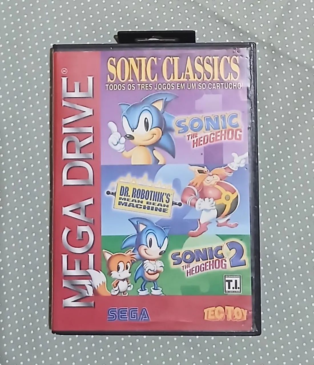 Sonic classics megadrive original usada