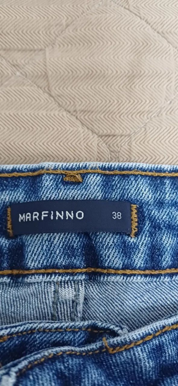 Calça jeans 38 fem Marfino, nova - Foto 5