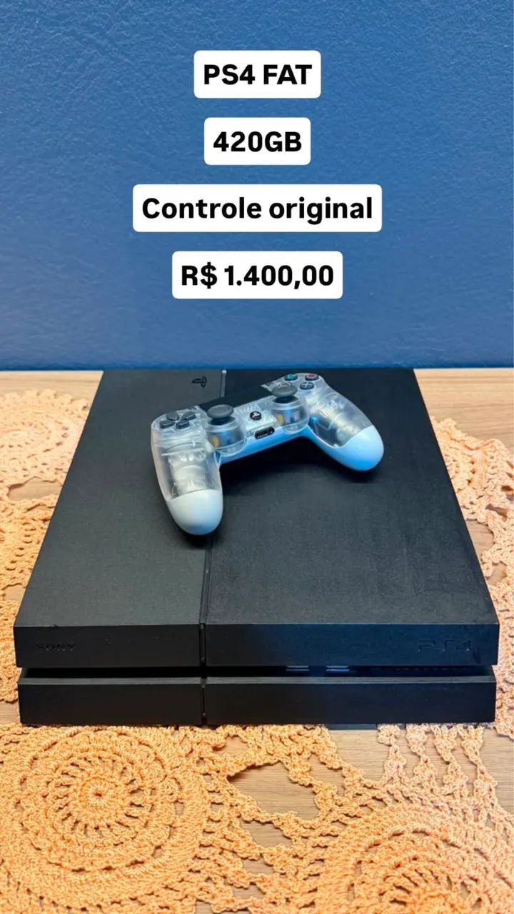 PS4 FAT + Controle - Foto 2