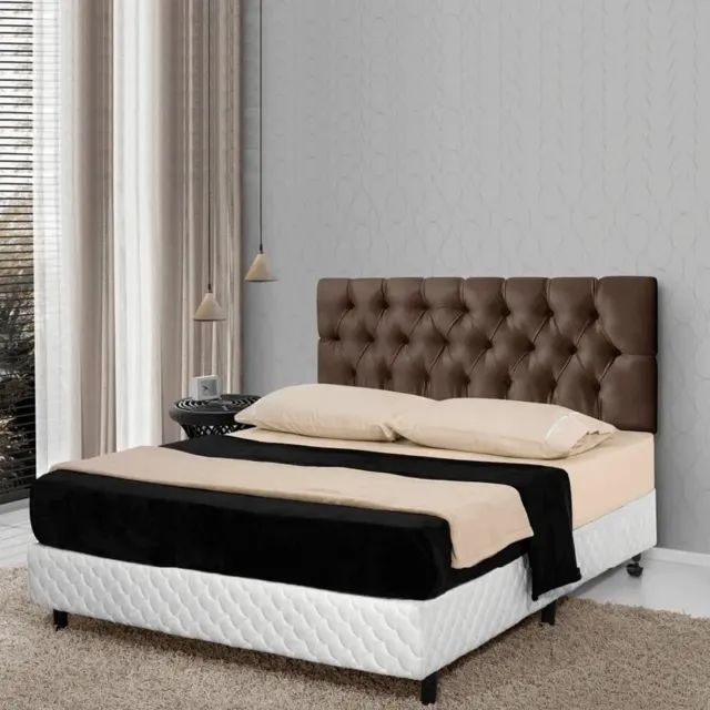 Cabeceira Casal 1,40m Estofada - Oferta Limitada: R$ 350 - Foto 4