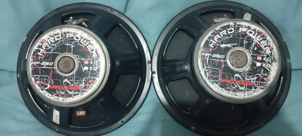 Vendo par de auto-falante hard power, 12 polegadas, 8 homos, 250rms - Foto 3