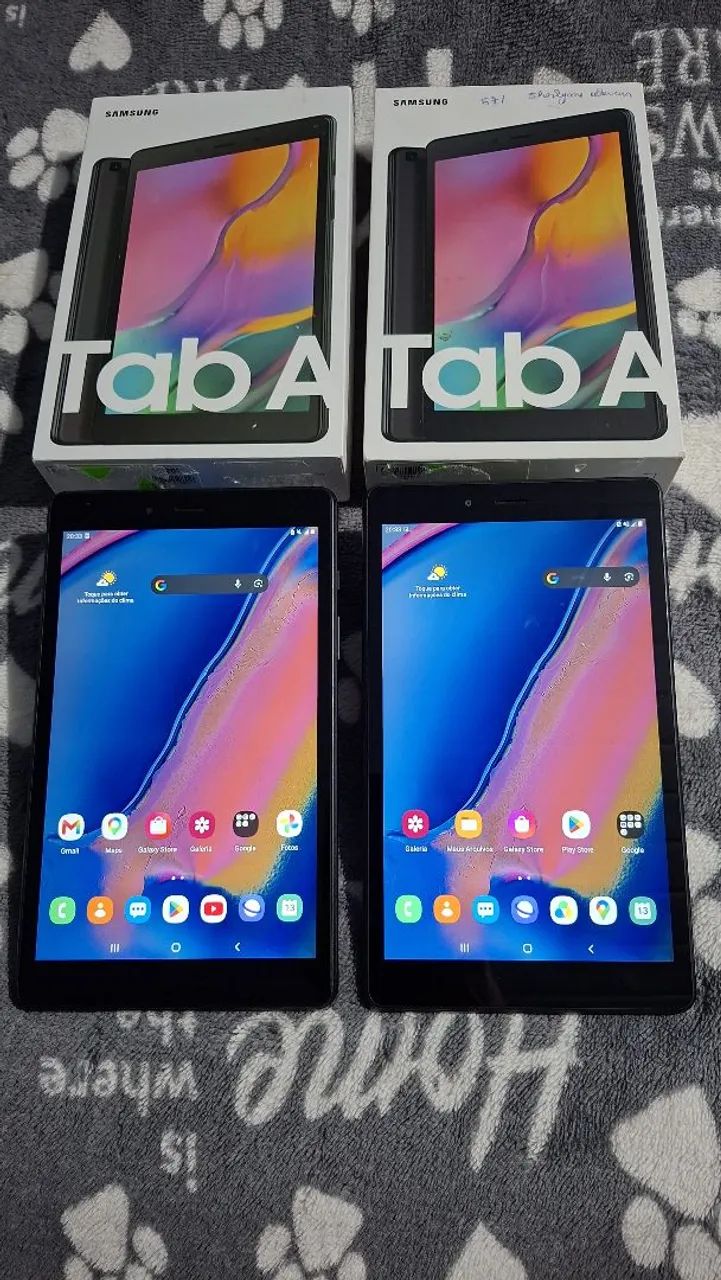 2 Tablet Samsung Tab A 8.0 pega Chip faz ligacao 32Gbs na Caixa 500 cada - Foto 3