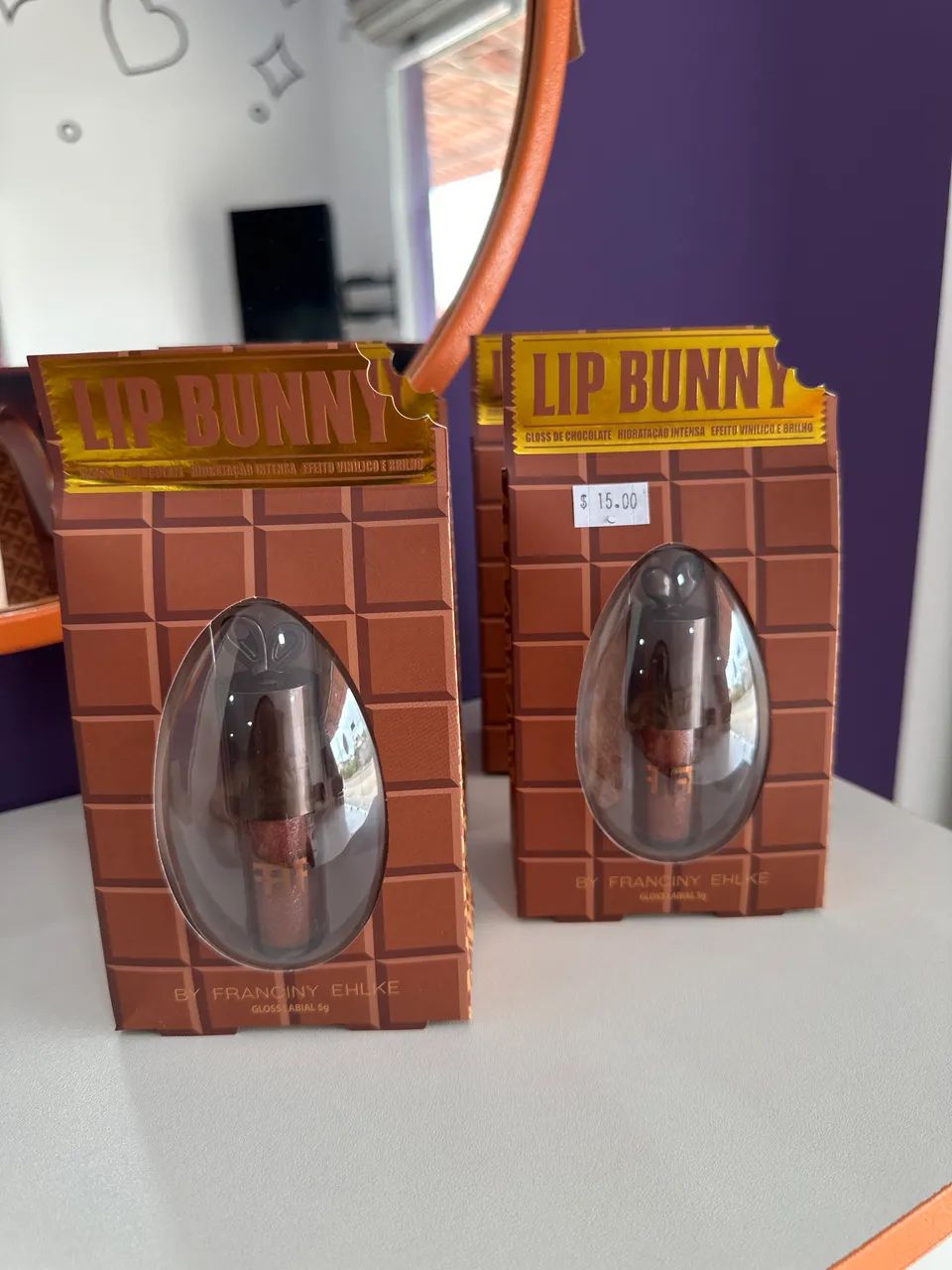 Lip Bunny gloss de chocolate by Franciny 