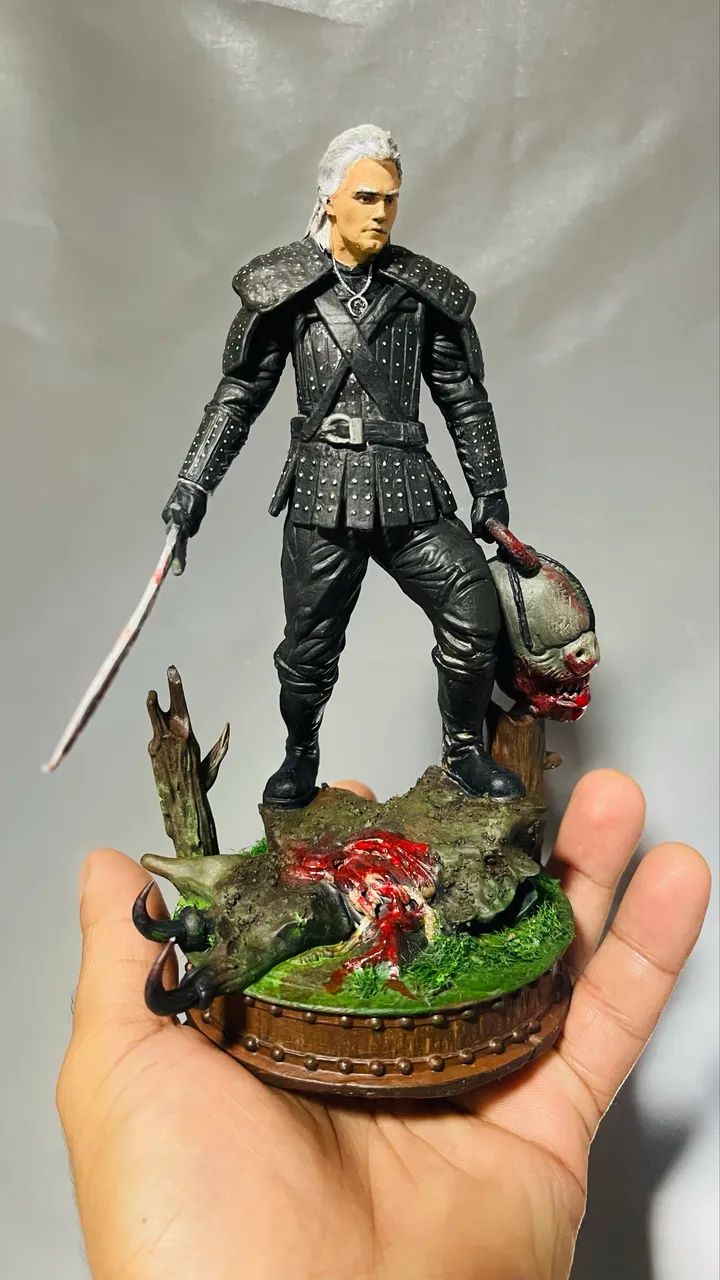 Miniatura Geralt de Rivia (The Witcher) 18CM - Foto 2
