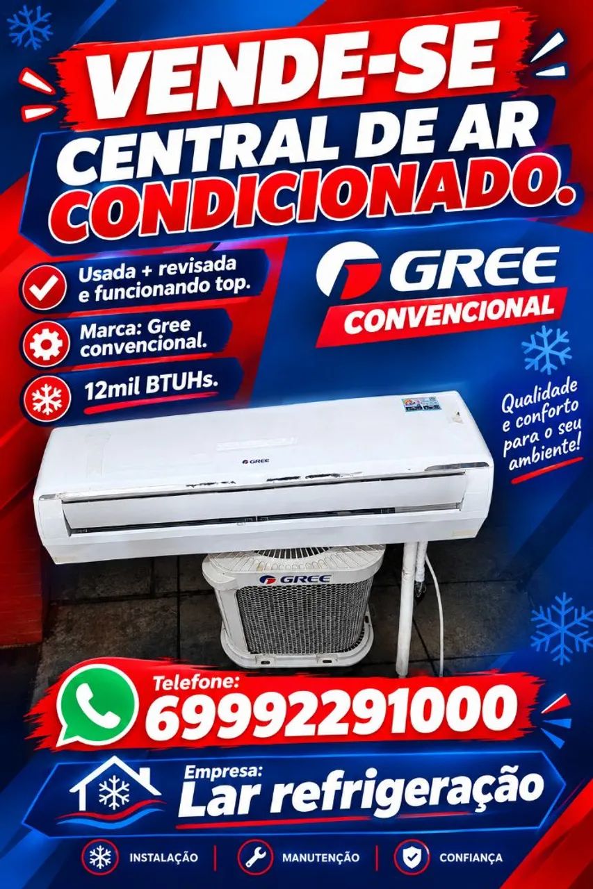 Vende-se central de ar condicionado 