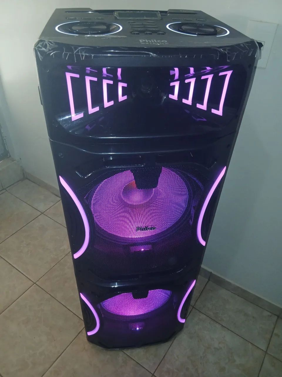 Caixa de som philco 