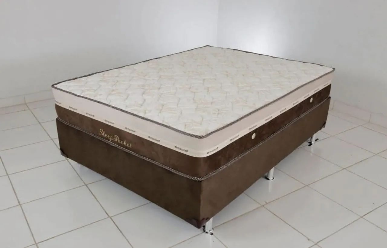 Cama casal molas ensacadas D28