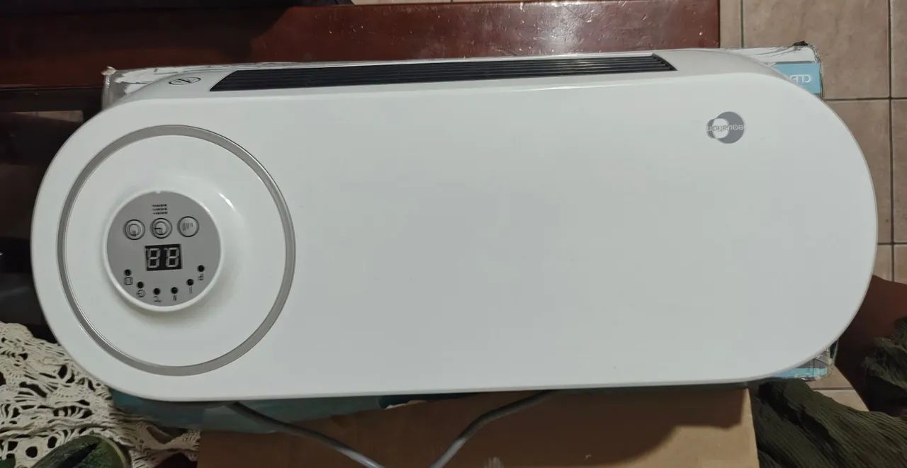 Vendo aquecedor de parede cerâmico 2000W branco novo com controle remoto- Equation