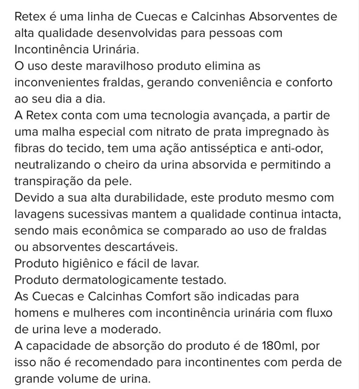 Cueca boxer para incontinência urinária - Foto 2