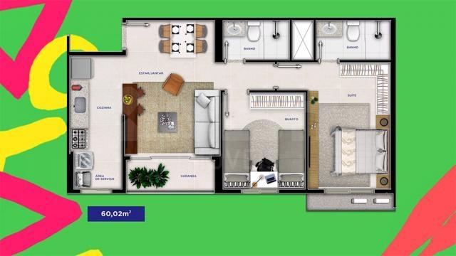 Apartamento à venda com 2 dormitórios em Serrinha, Goiânia cod:620871 - Foto 12