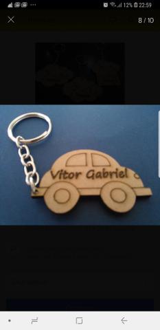 Chaveiros de mdf personalizados