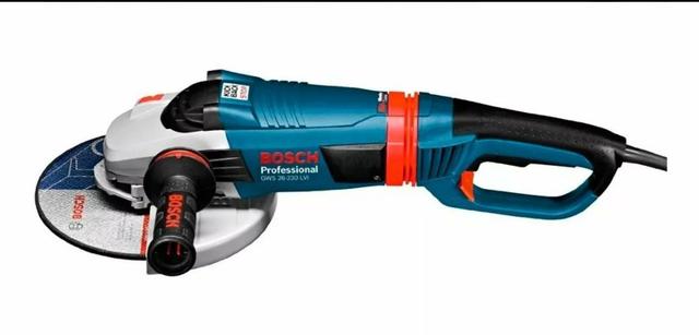 Esmerilhadeira Angular 9pol GWS 26-230 LVI 2600w Bosch - Foto 5