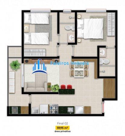 Apartamento 2 dormitórios e Sacada Jardim Paulista - Apartamento em Lançamentos ... - Foto 17