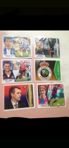 9 Figurinhas Liga 2005-06 E 2006-07 Ler Descrição