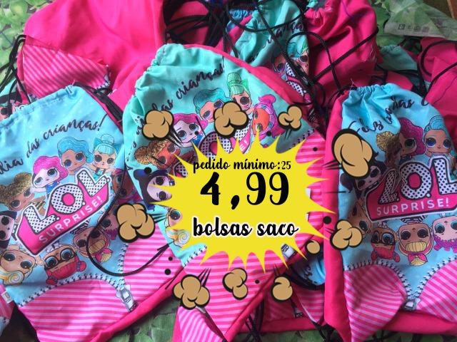 Bolsas saco personalizadas
