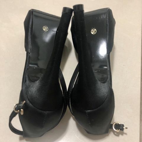 Sandália city shoes, em cetim, n. 37 - Foto 2