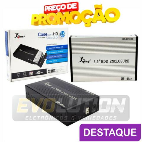Case Gaveta 3.5 Externa Hd Sata Desktop Pc Knup