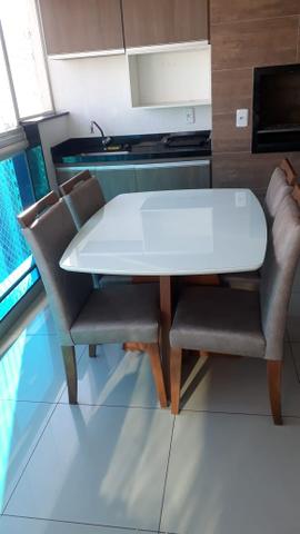 Mesa Senna 4 pintura Laka e madeira