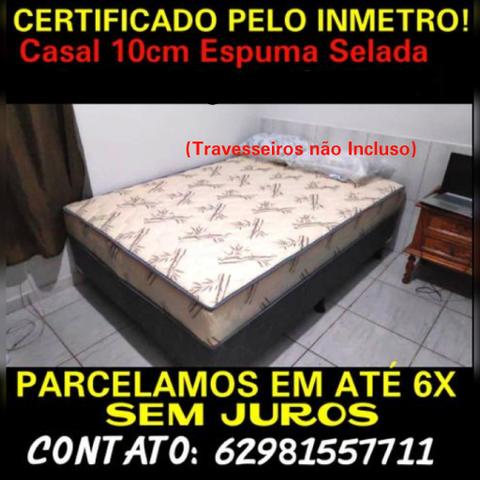 Top da Categoria!Selo INMETRO!10cm Na RÉGUA Espuma Selada!Até 6x Sem Juros
