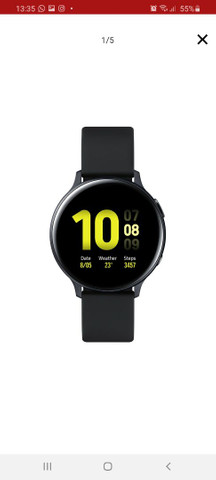 Relogio Samsung Galaxy Watch Active 2 lacrado e com nota fiscal - Foto 5