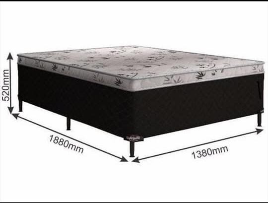 Cama Box de Casal ( com 7cm de Espuma ) - Foto 2