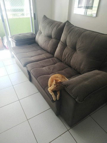 Sofá-cama reclinável 4 lugares - Foto 2