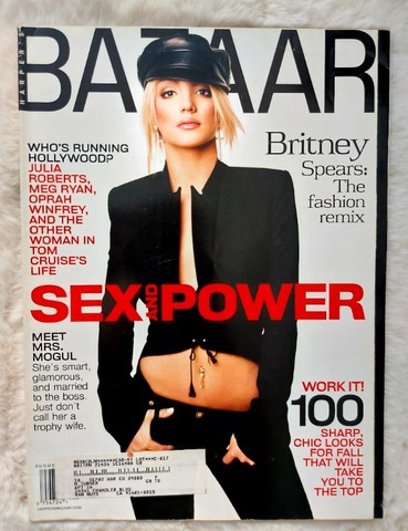 Revista Bazaar Britney Spears 2001