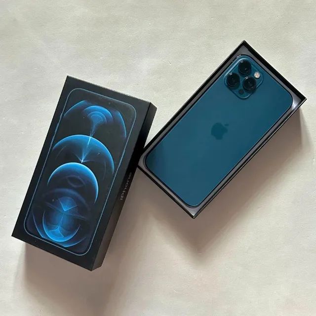 iPhone 12 Pro max 128GB ブルー 本体のみ iPhone 12 Pro Max 128GB (Azul) - Celulares e Smartphones